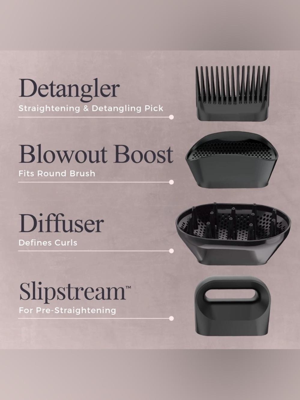 Remington Wet2Style Hair Dryer 1875W Ceramic Ionic with Attachments NEW - Picture 6 of 10